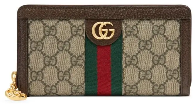 Gucci Ophidia GG Zip Around Wallet