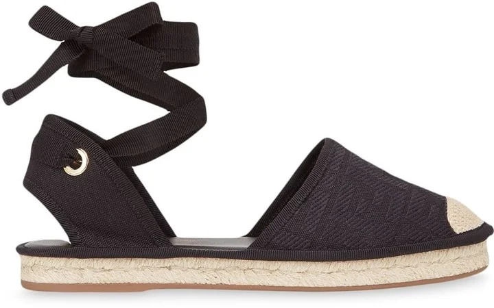 Fendi Roma FF motif flat espadrilles