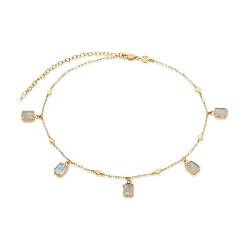 Missoma Rainbow Moonstone Lena Choker
