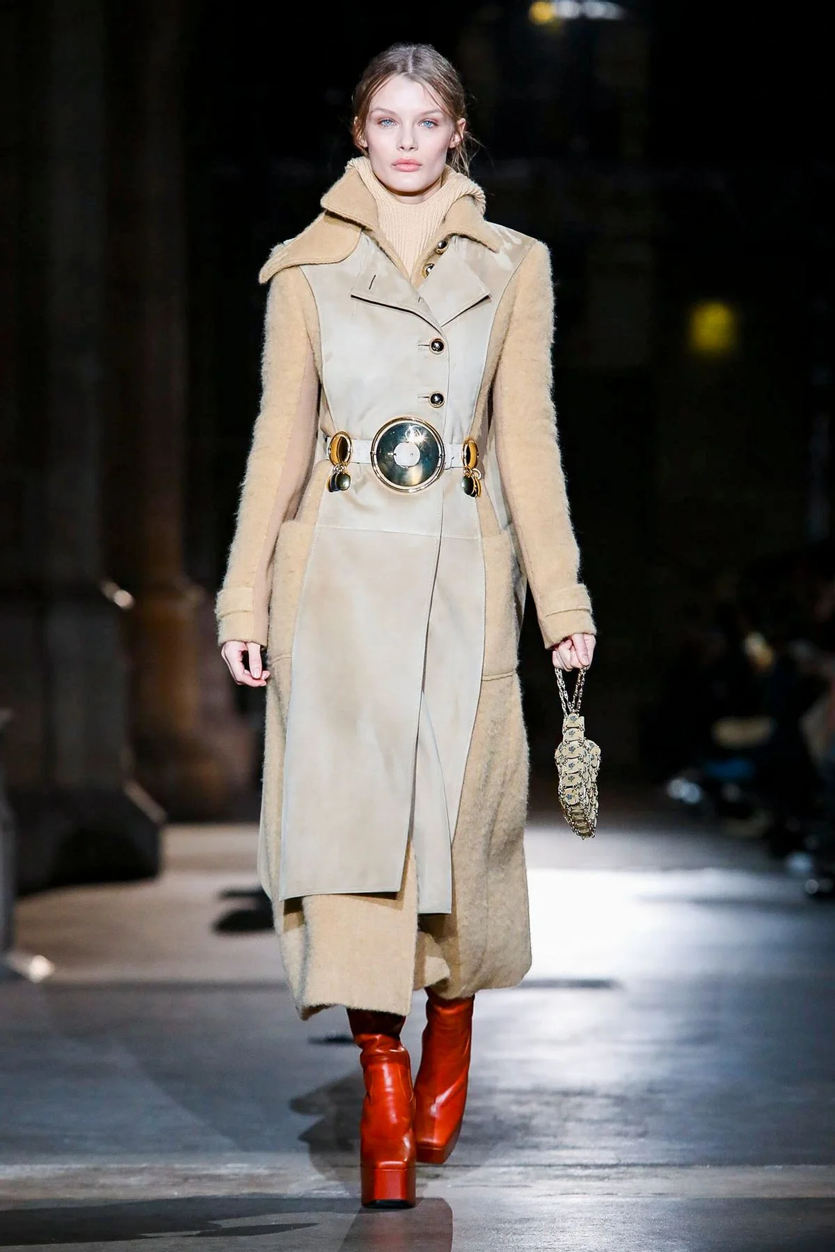 Paco Rabanne RTW FW20 70's inspired coat