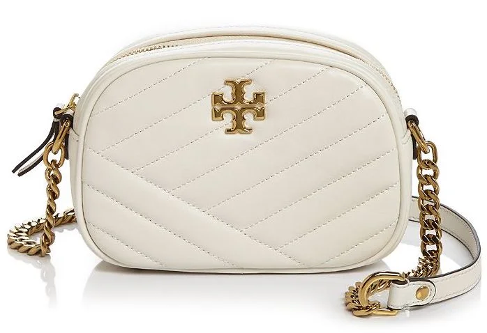 Tory Burch Kira Chevron Small Leather Camera Crossbody