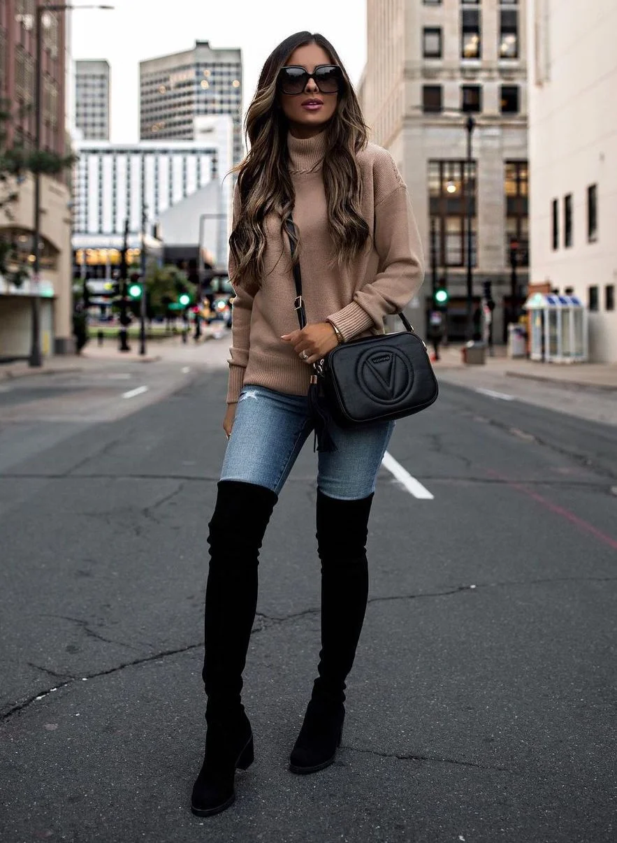 Ovet-the-knee boot outfit ideas
