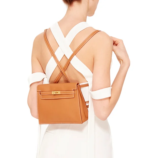 Hermes Kelly Danse worn as a backpack
