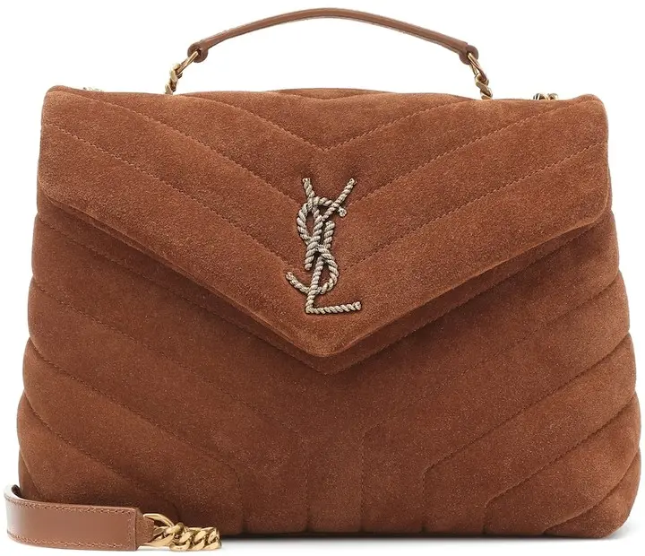 YSL small loulou bag in suede