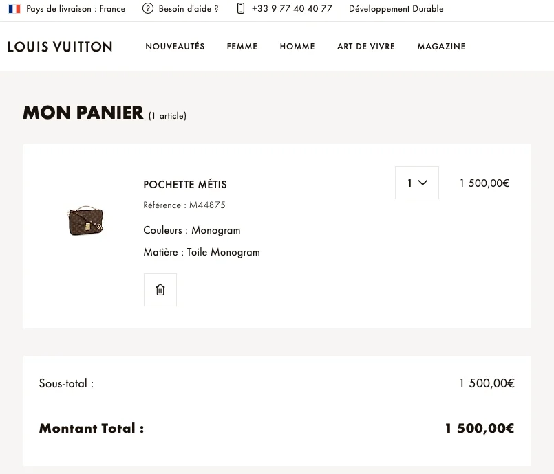 Louis Vuitton Pochette Metis Price Europe