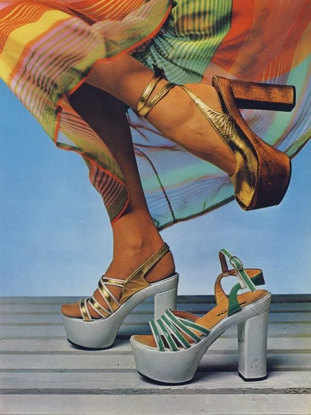 70s womens platform sandals