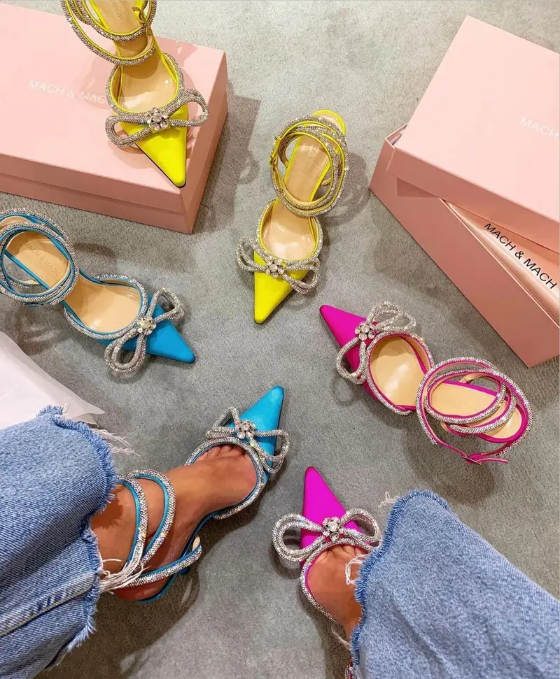 Mach and Mach Bow heels