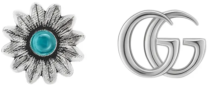 Gucci GG Marmont Sterling Silver Studs