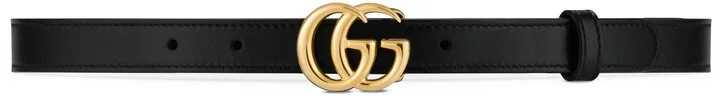 Gucci GG Marmont Thin Leather Belt