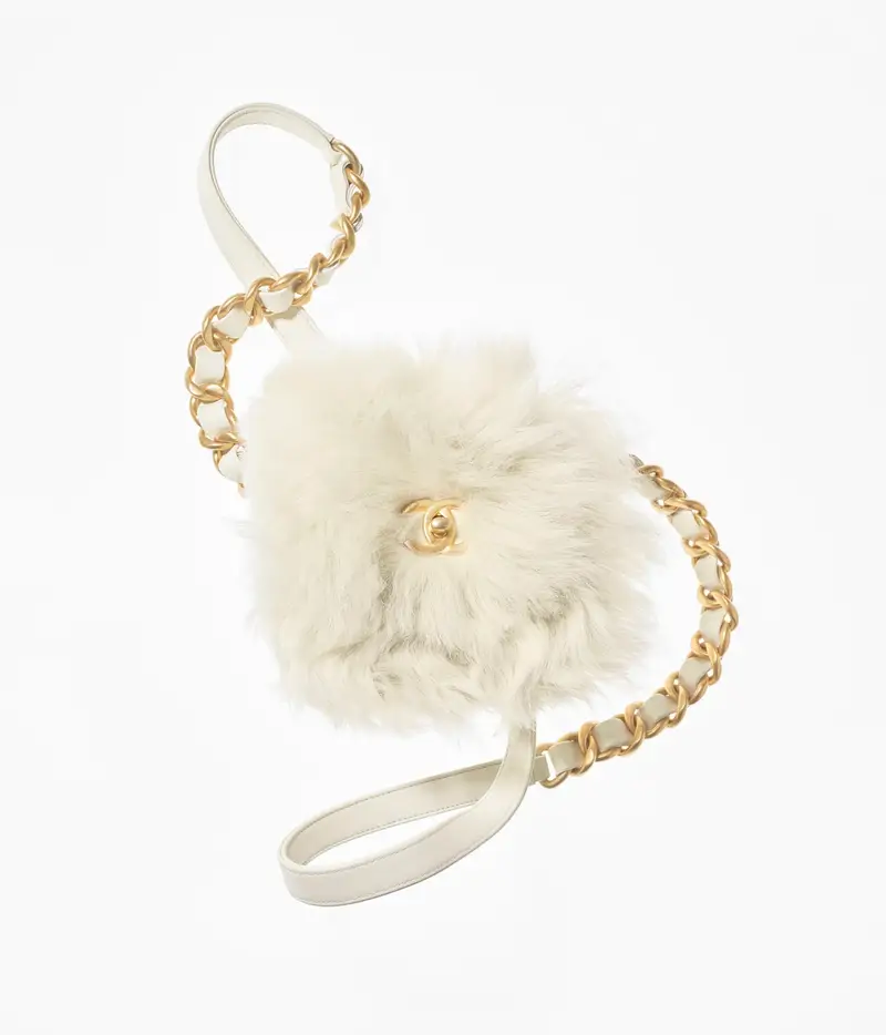 Chanel Mini Flap Bag in Shearling