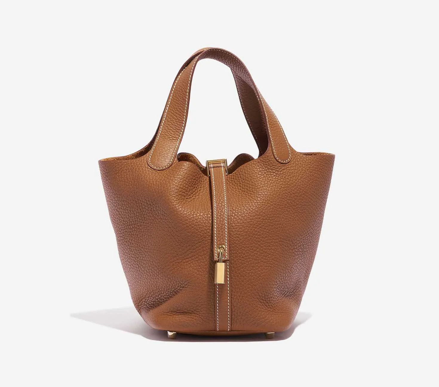 Hermès Picotin 18 Taurillon Clemence Gold