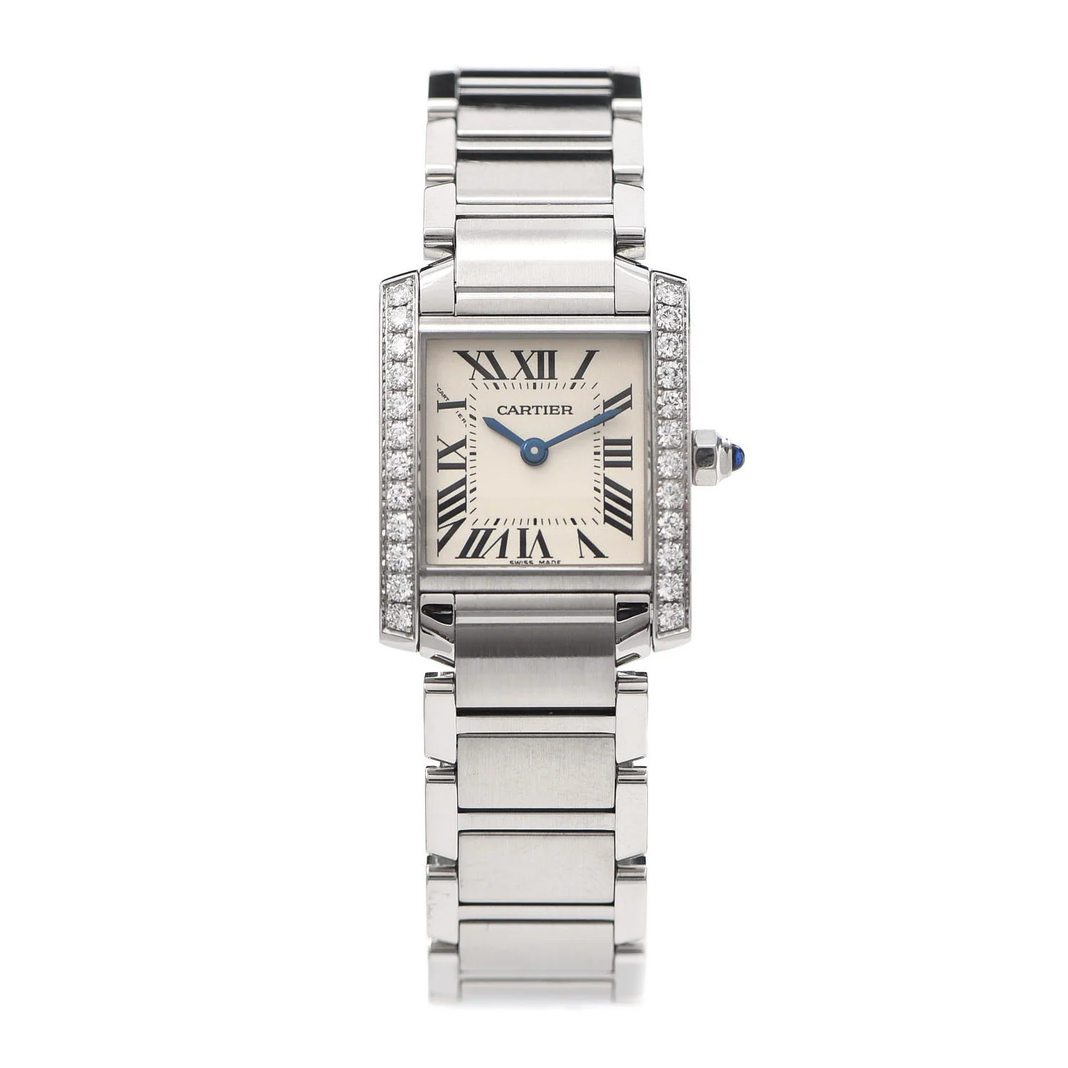 Cartier Tank Francaise Watch with Diamonds