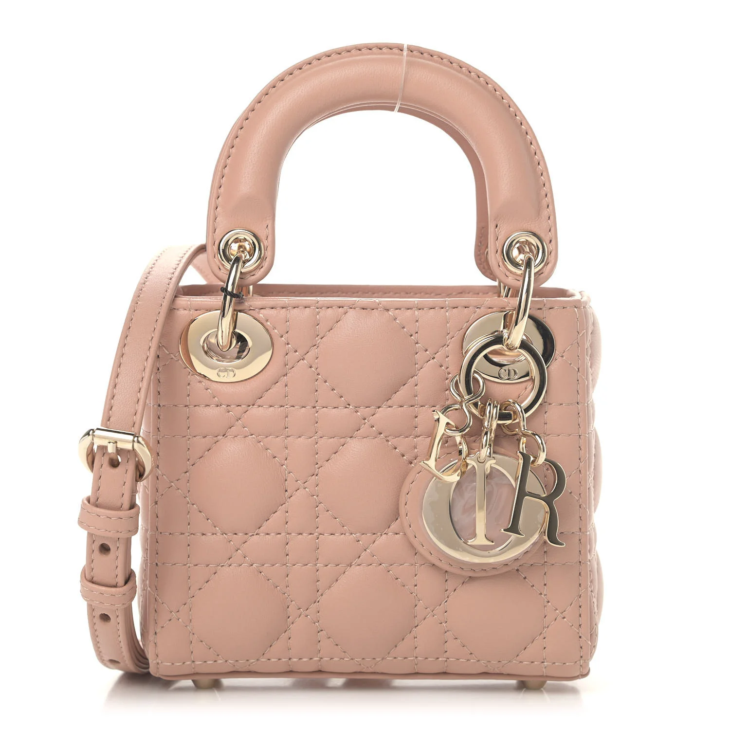 Micro Lady Dior Bag Rose Des Vents