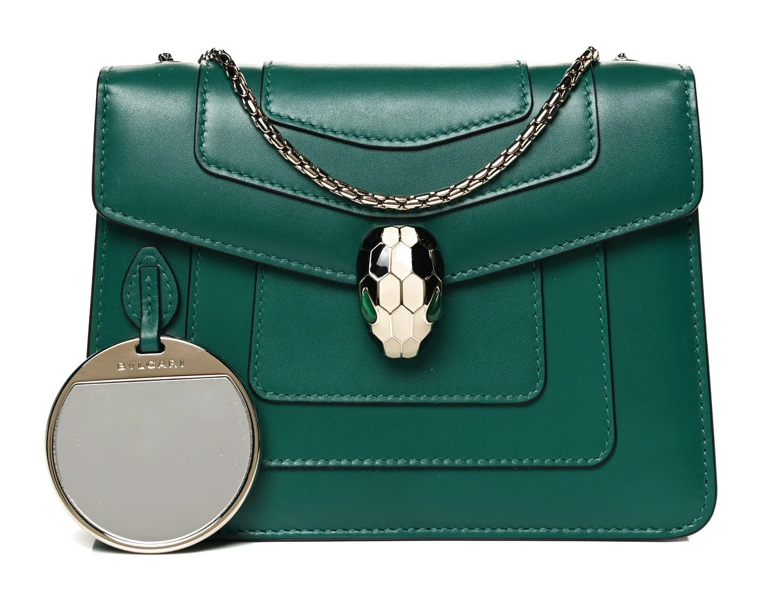 Bulgari Serpenti Forever Crossbody Bag Green