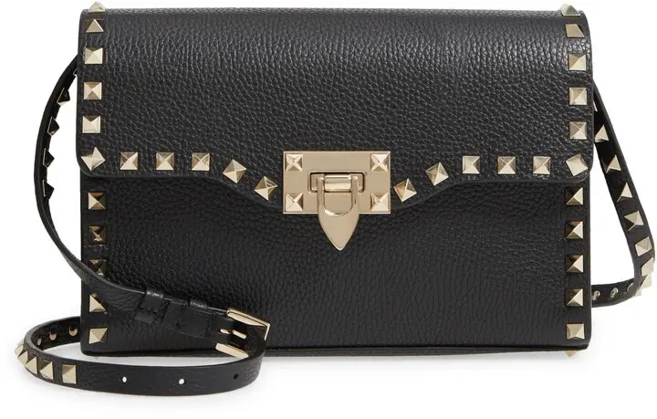 Valentino Garavani Medium Rockstud Leather Shoulder Bag