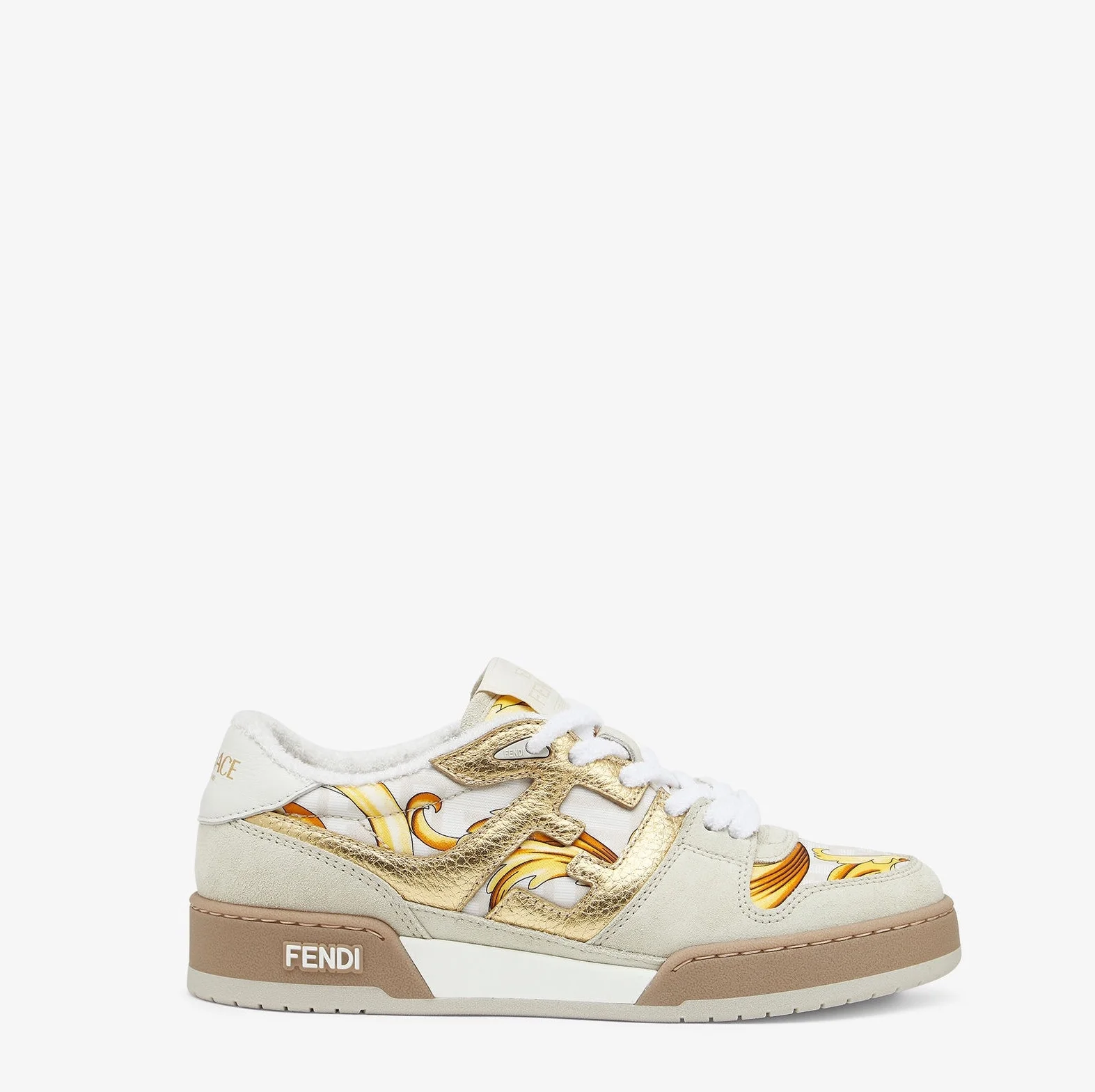 Fendace Printed Satin Low-Tops
