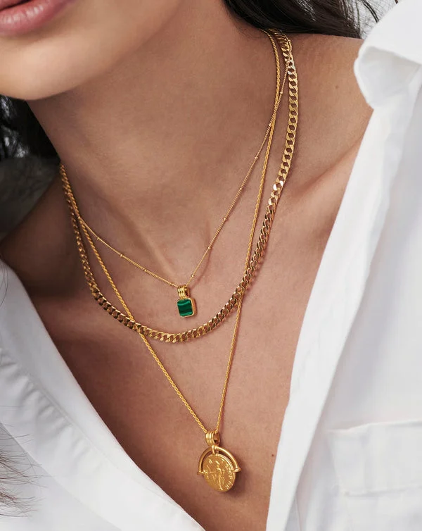 Missoma Lucy Williams Engravable Roman Coin Necklace