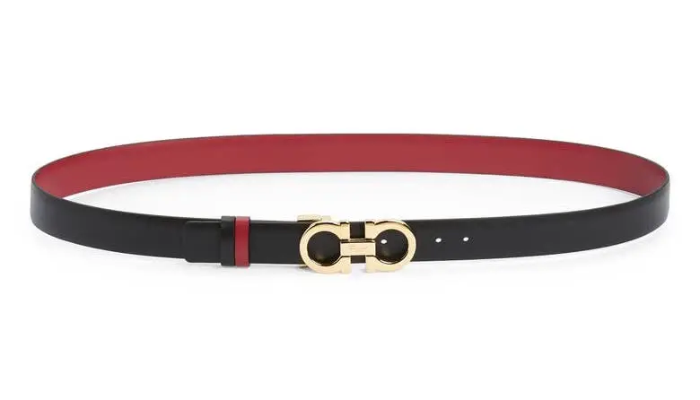 Salvatore Ferragamo Donna Reversible Leather Belt