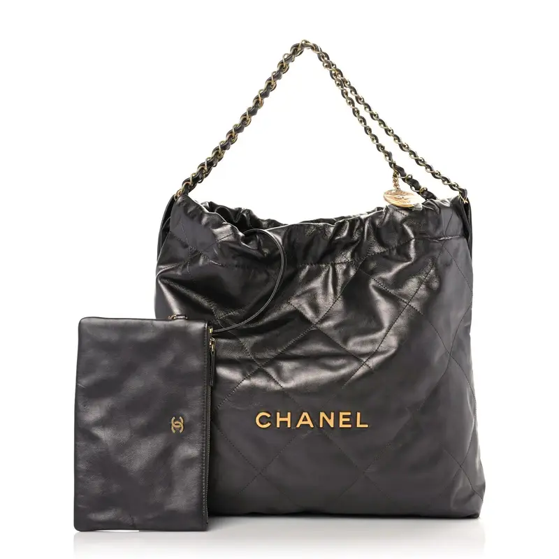 Chanel Small 22 Bag Black