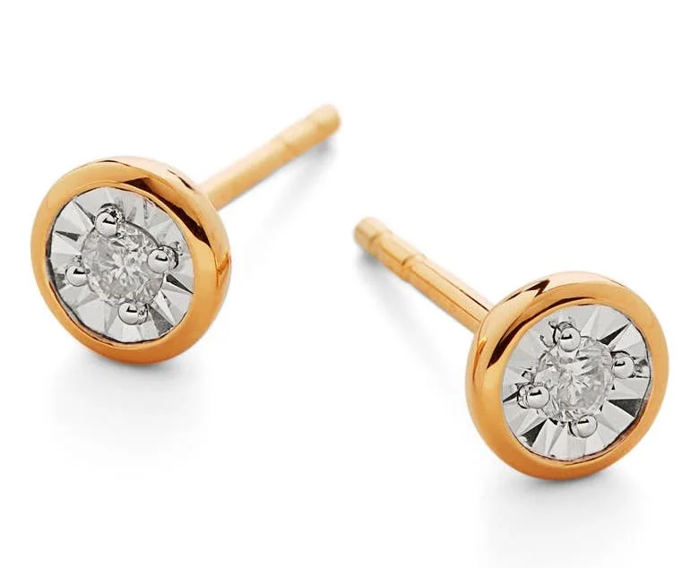 Monica Vinader Essential Diamond Studs