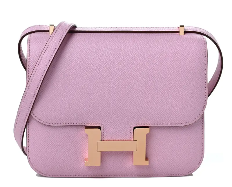 Hermes Epsom Constance 18 Mauve Sylvestre