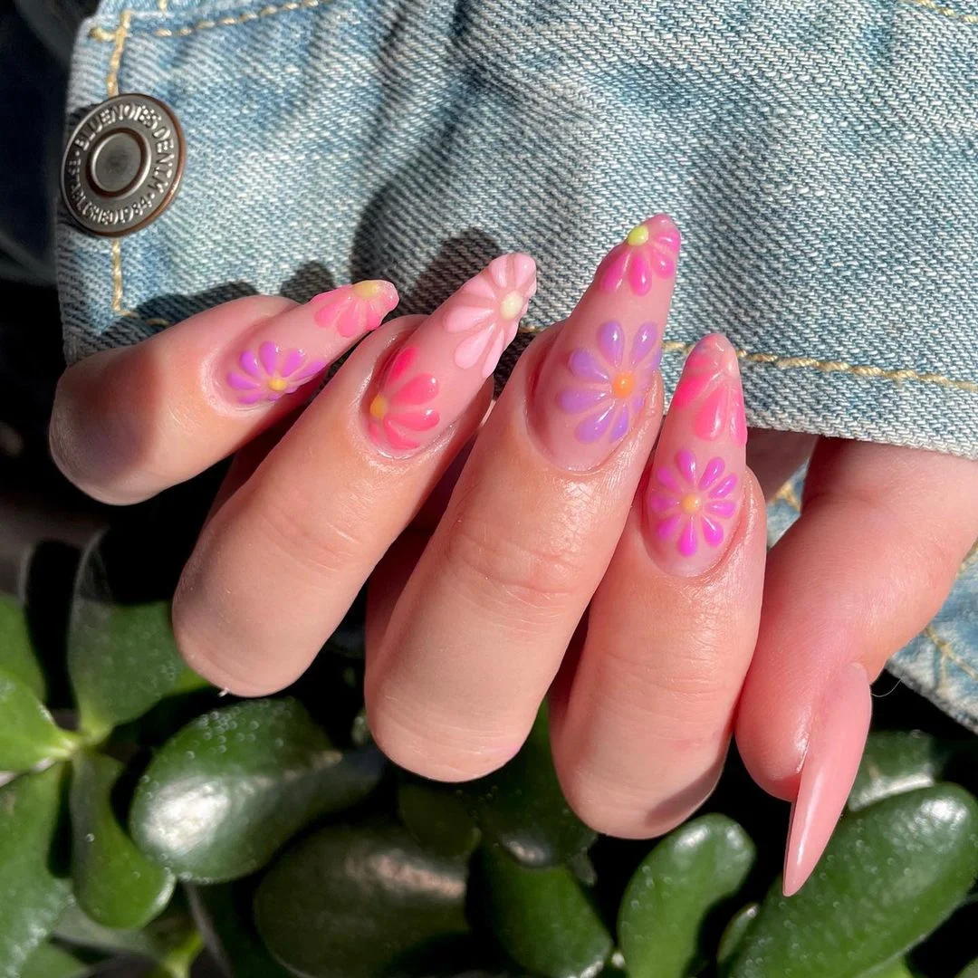 3D Flower Nails