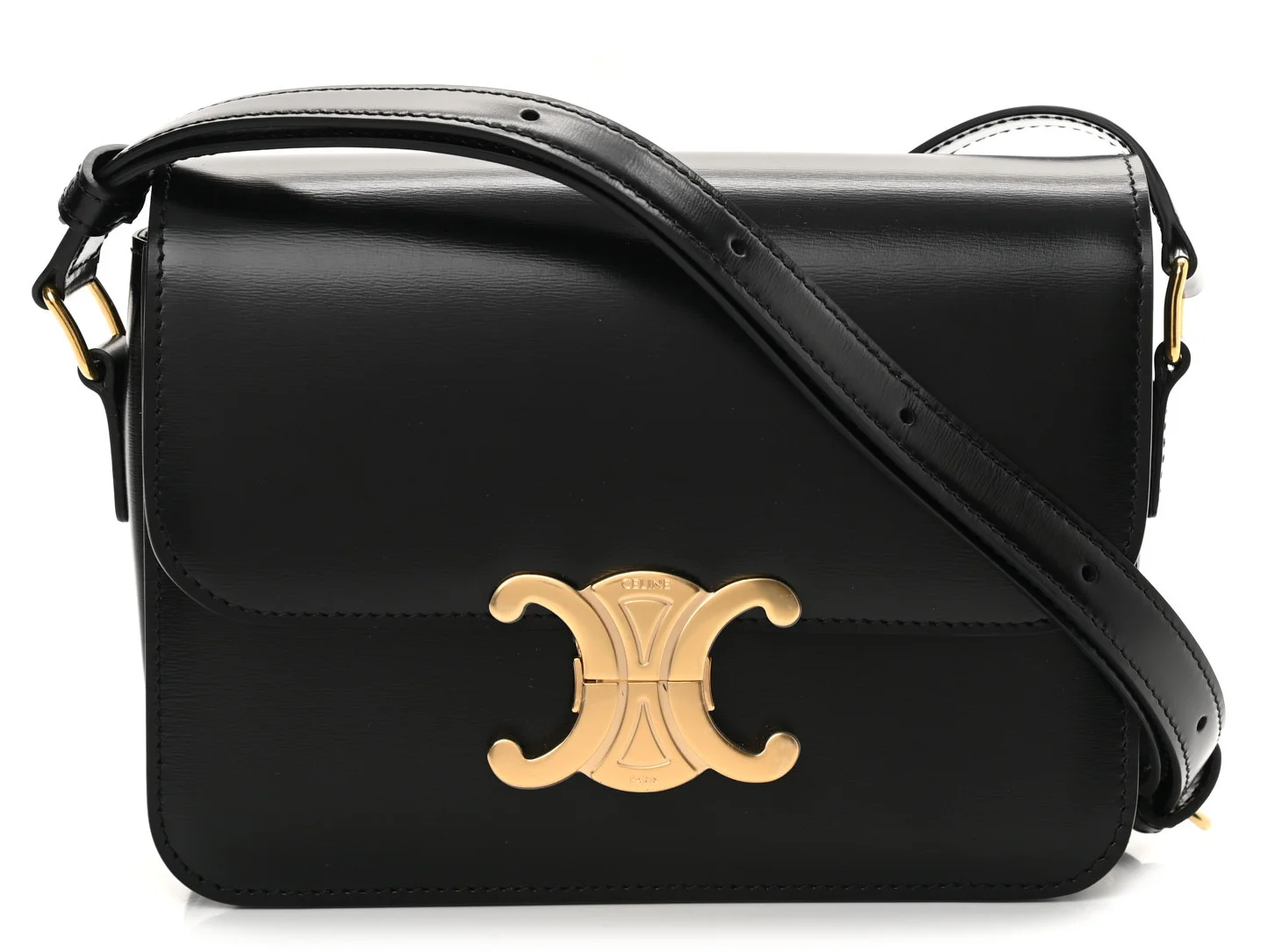 Celine Medium Triomphe Bag Black