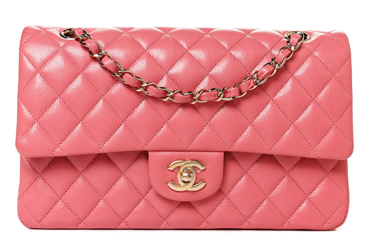 Chanel Medium Classic Flap Caviar Pink