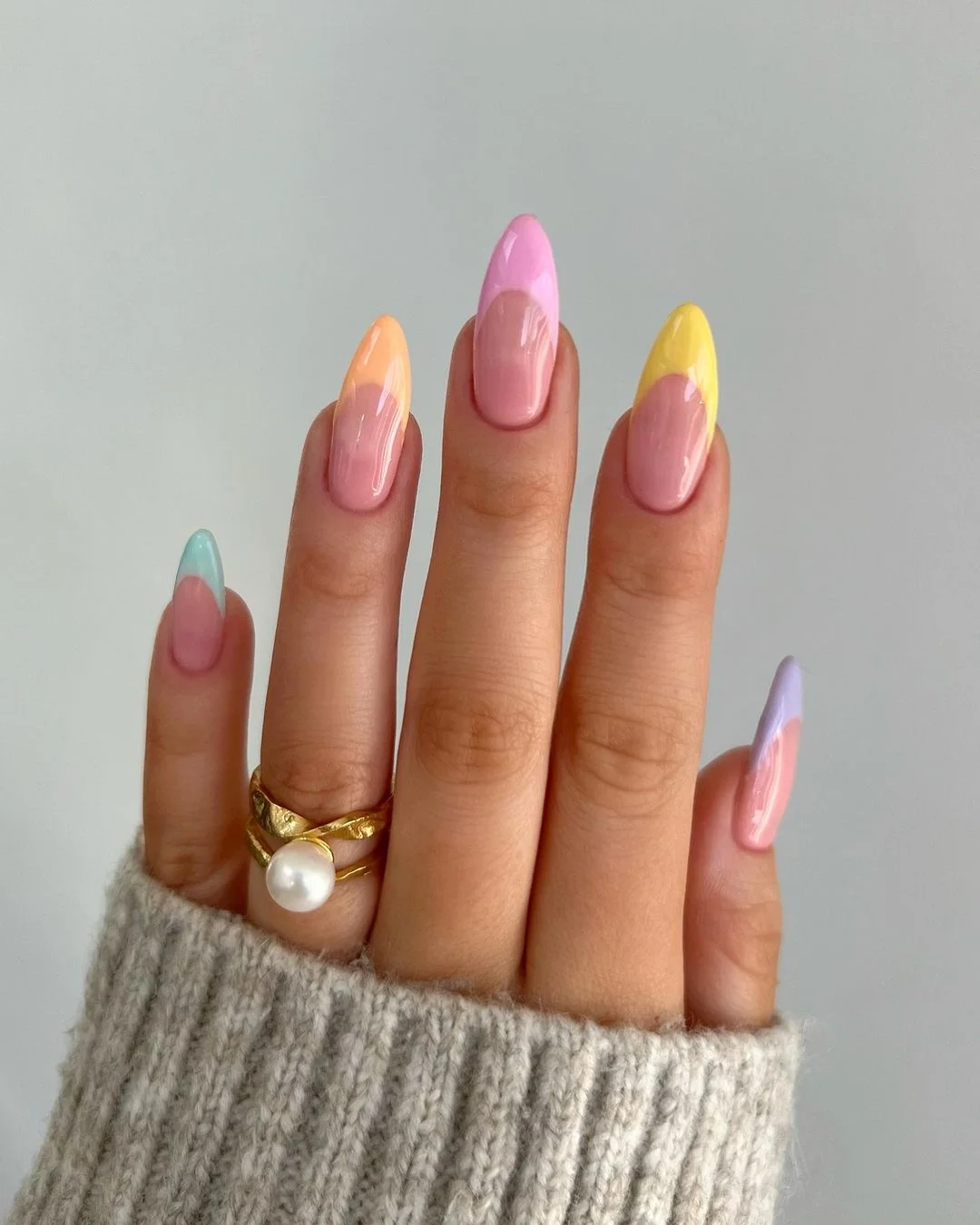 Pastel French Tips