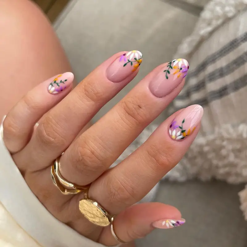 Floral Nails for Spring