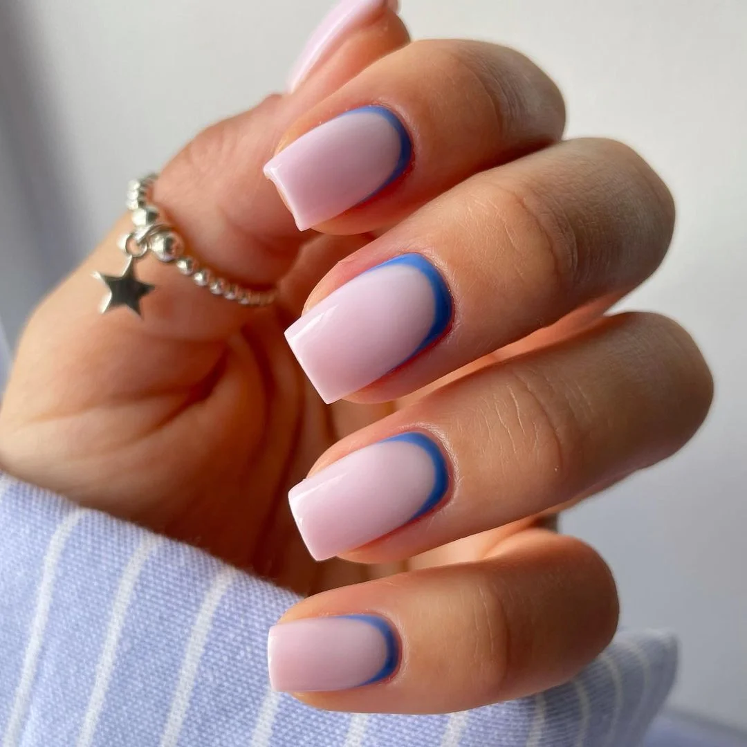 Reverse French Manicure
