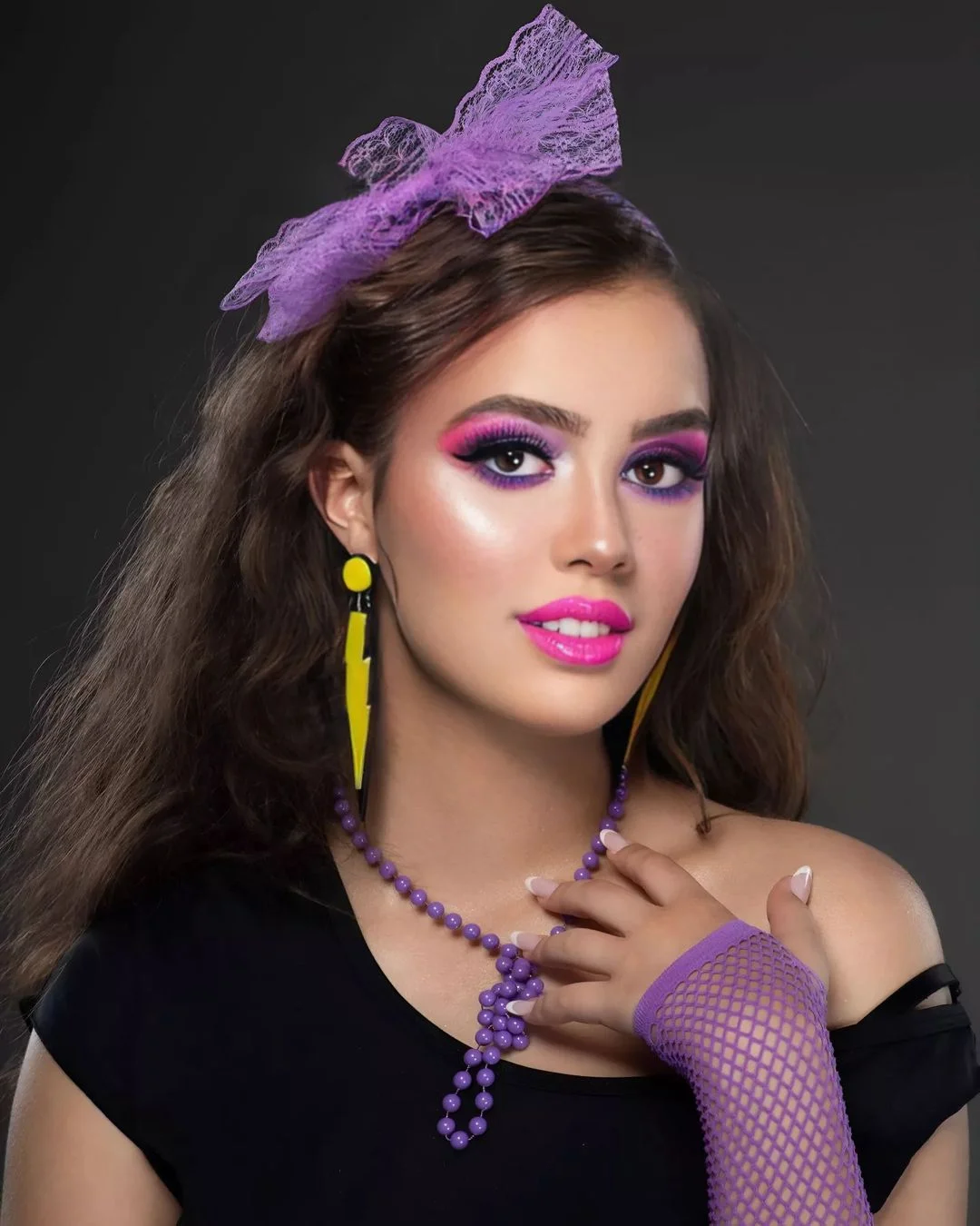 80s Makeup look by Roi Santos