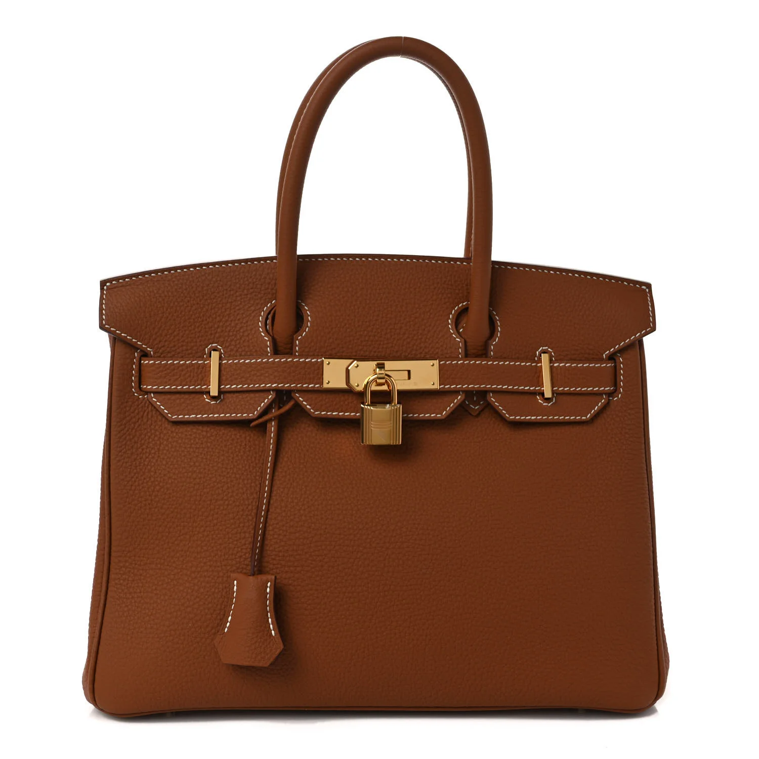 Hermes Birkin 30 Gold Togo Leather