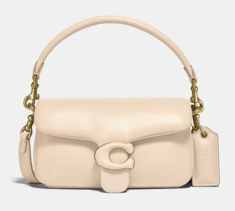 Coach Pillow Tabby 18 Shoulder Bag Ivory