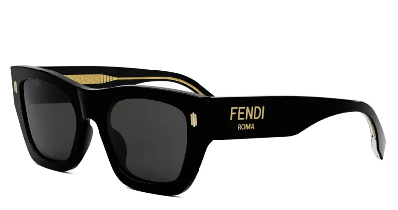 Fendi Roma 53mm Rectangular Sunglasses