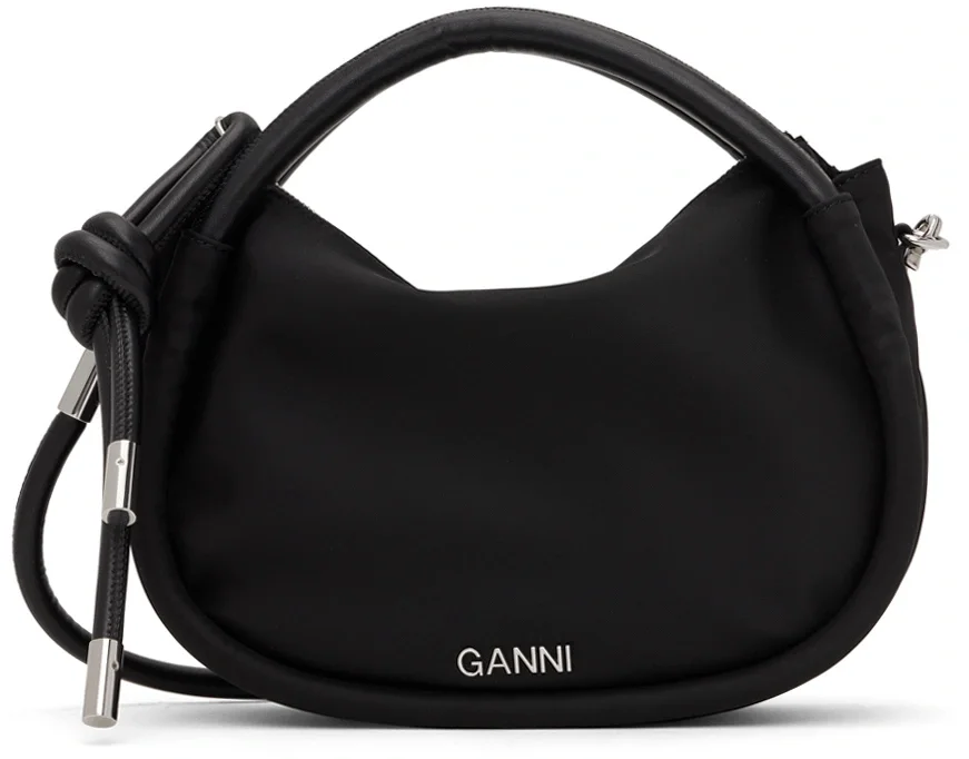 Ganni Mini Knot Top Handle Bag