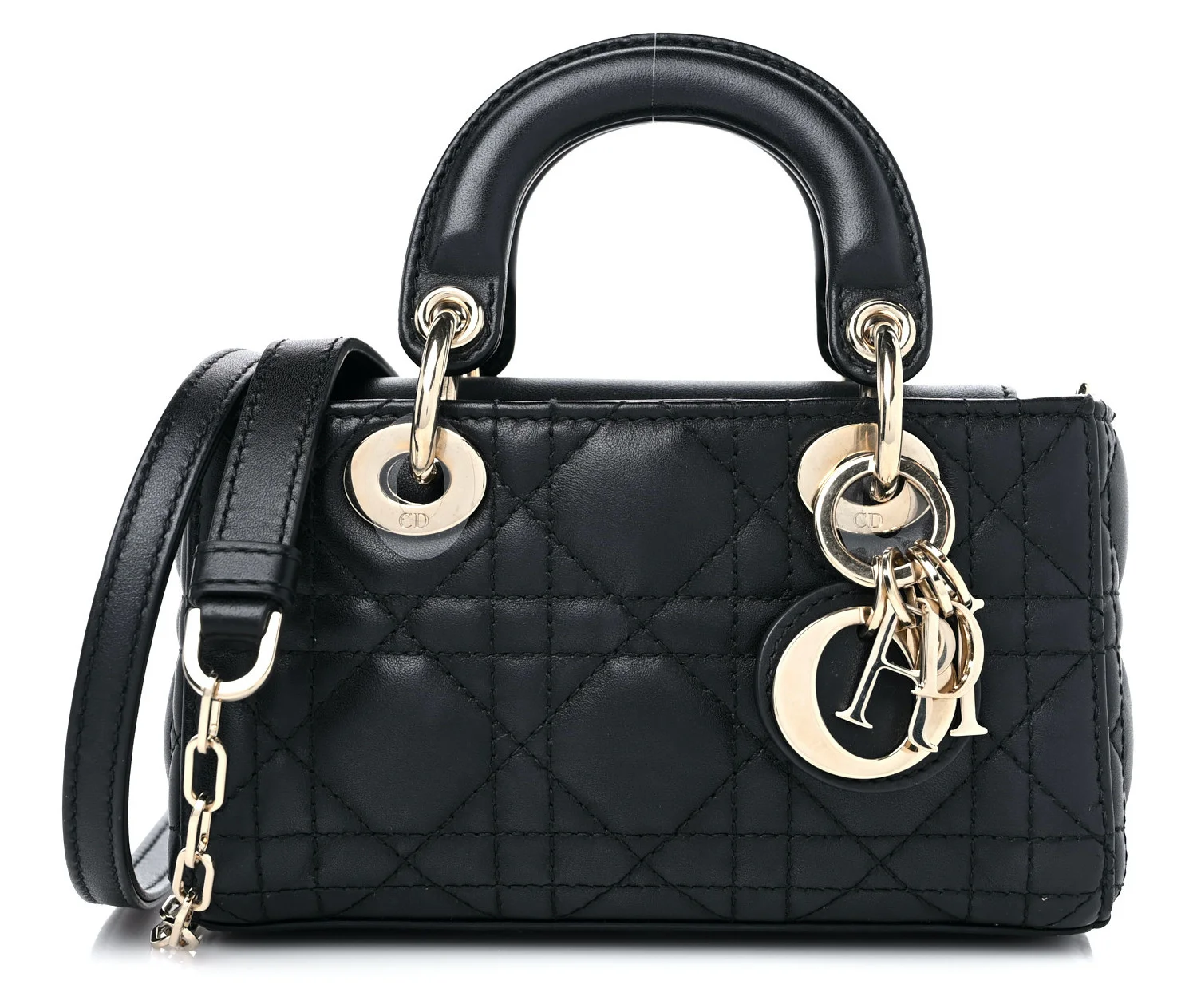 Dior Micro Lady D-Joy Black Lambskin