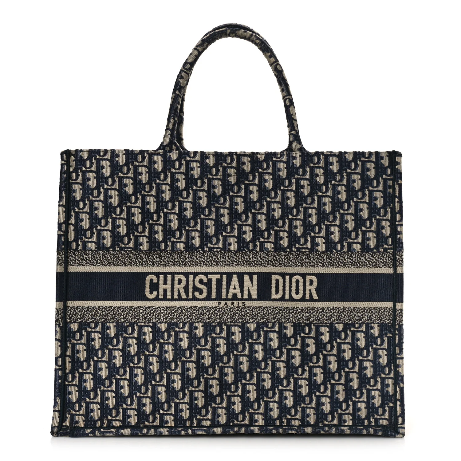Dior Large Book Tote Oblique Canvas