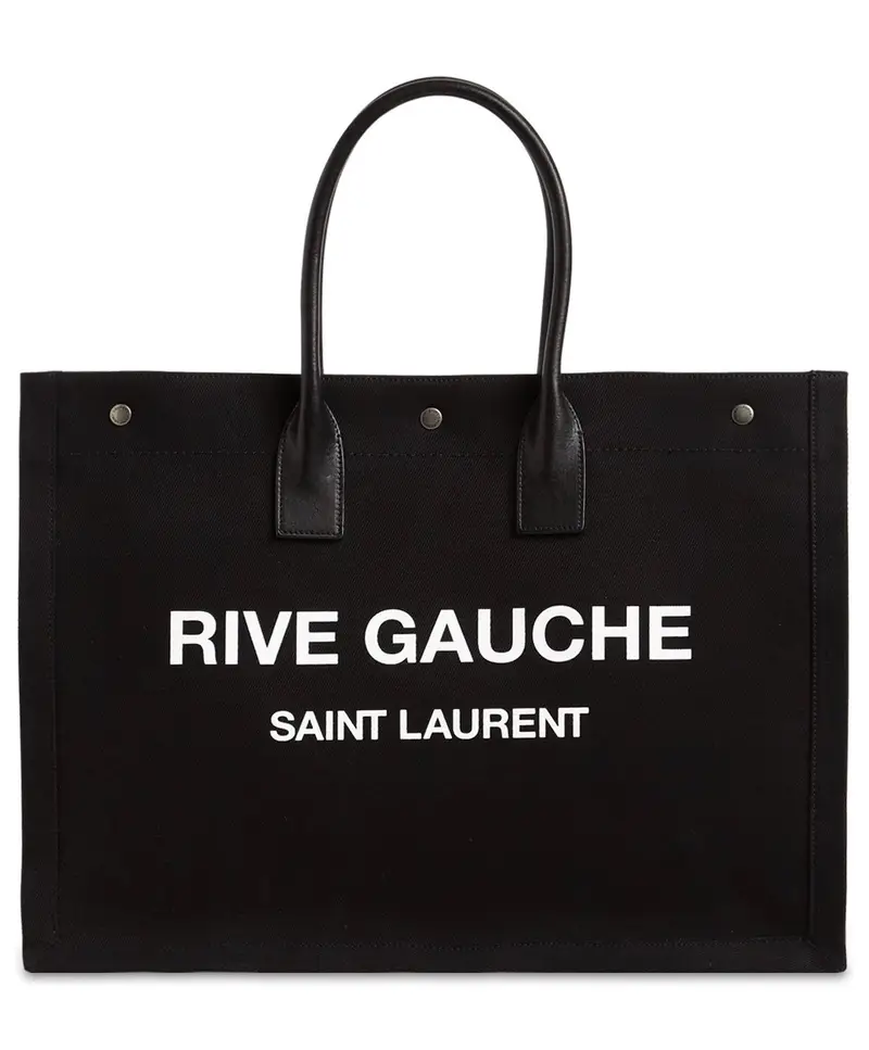 Saint Laurent Rive Gauche Tote Black