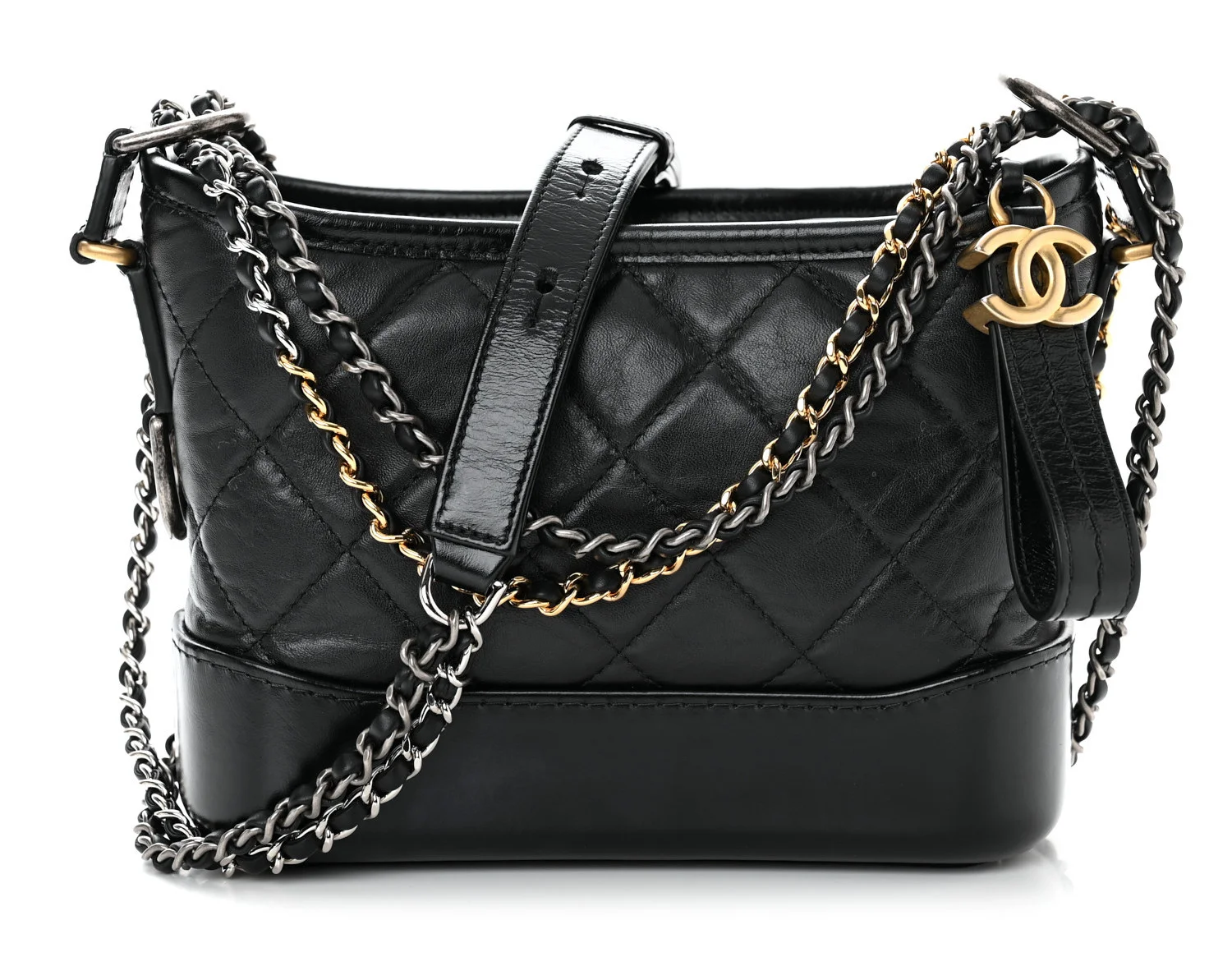 Chanel Small Gabrielle Hobo Black
