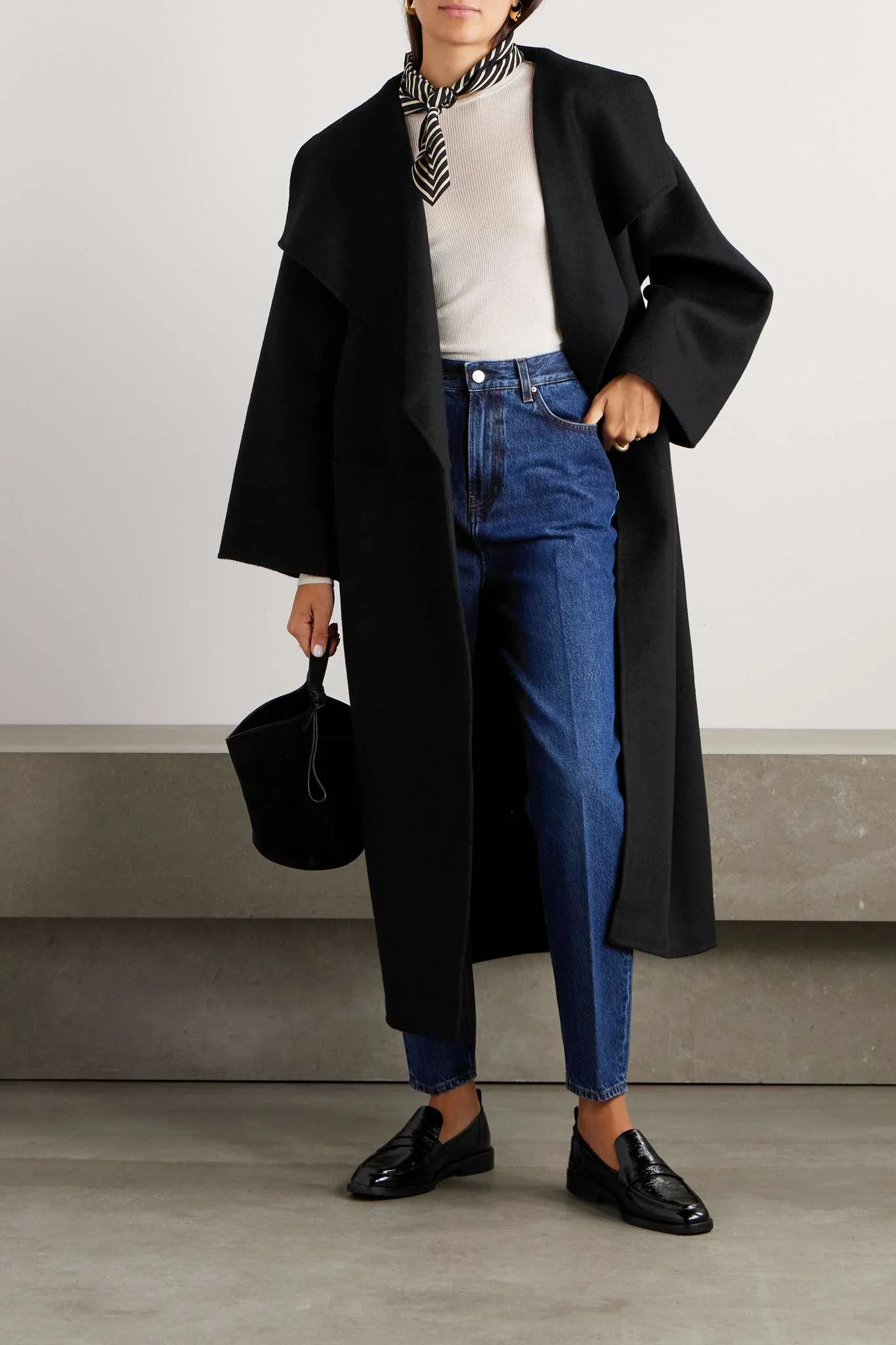 Toteme Signature Wool and Cashmere Blend Coat