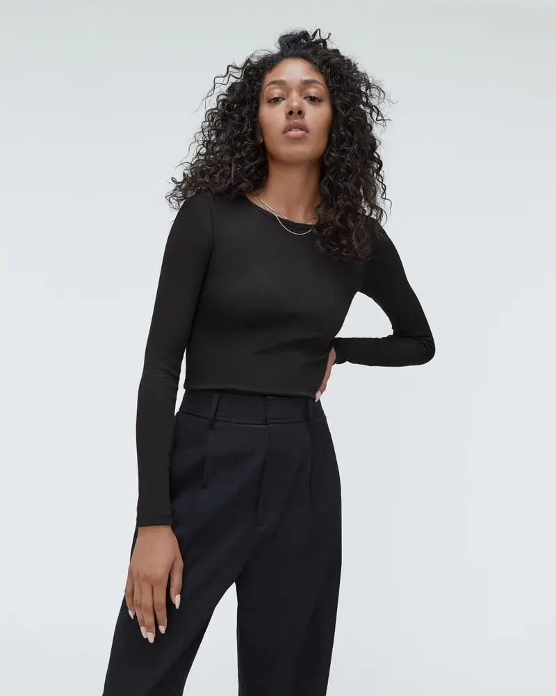 Everlane Long-sleeved Crewneck Black