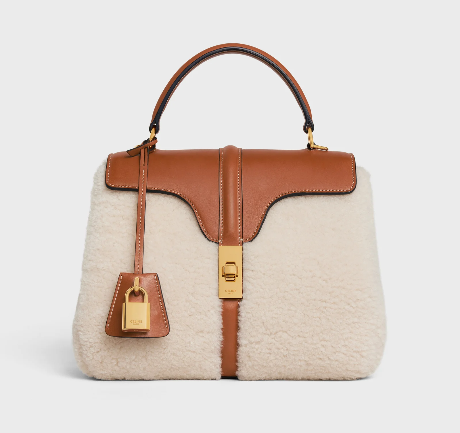 Celine Small 16 Shearling Bag