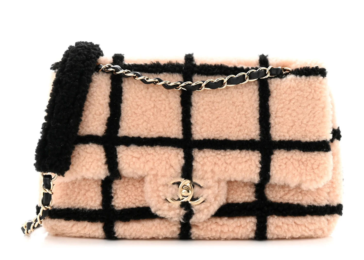 Chanel Shearling Flap Bag
