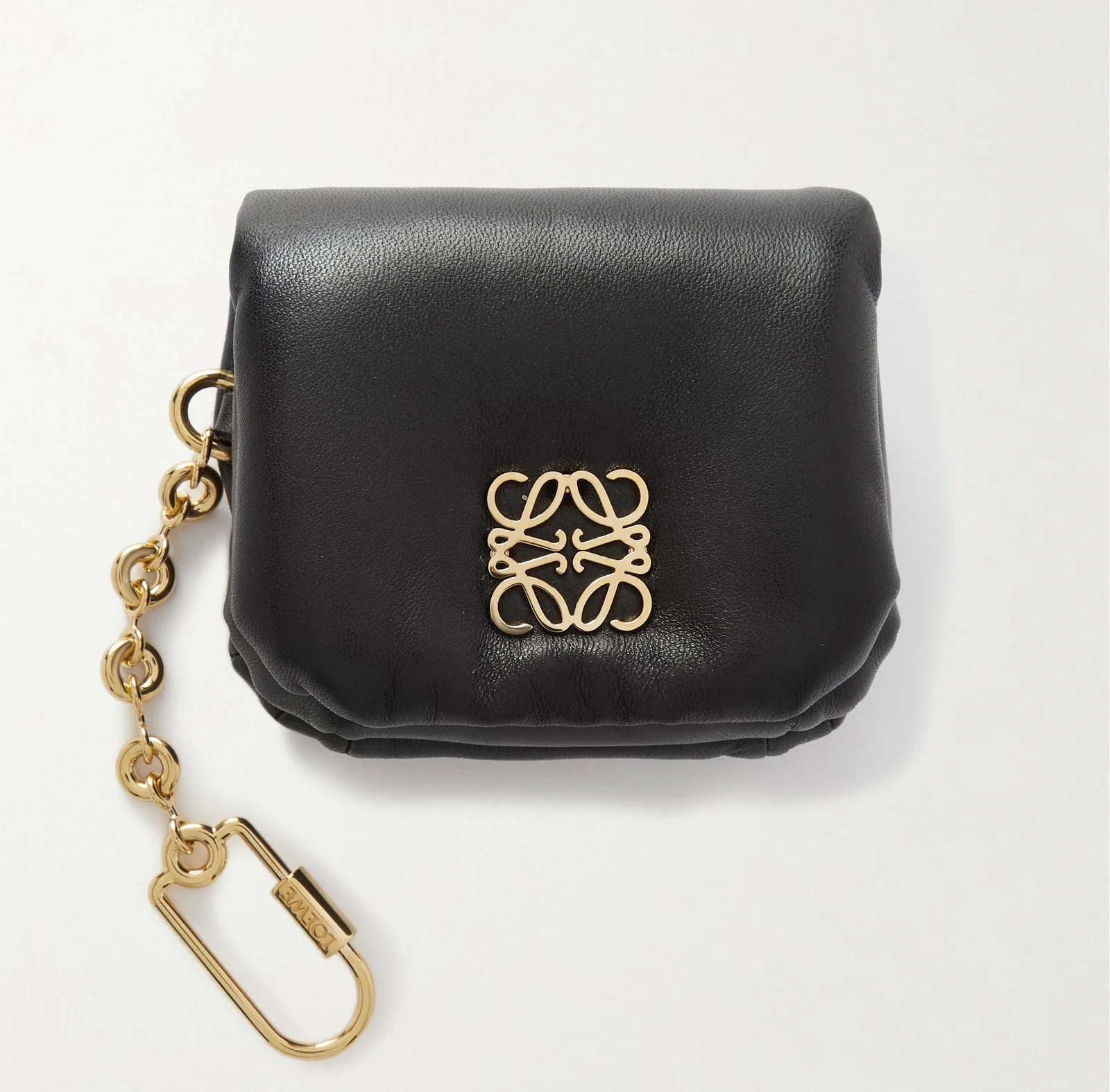 Loewe Puffer Goya embellished padded leather AirPods case