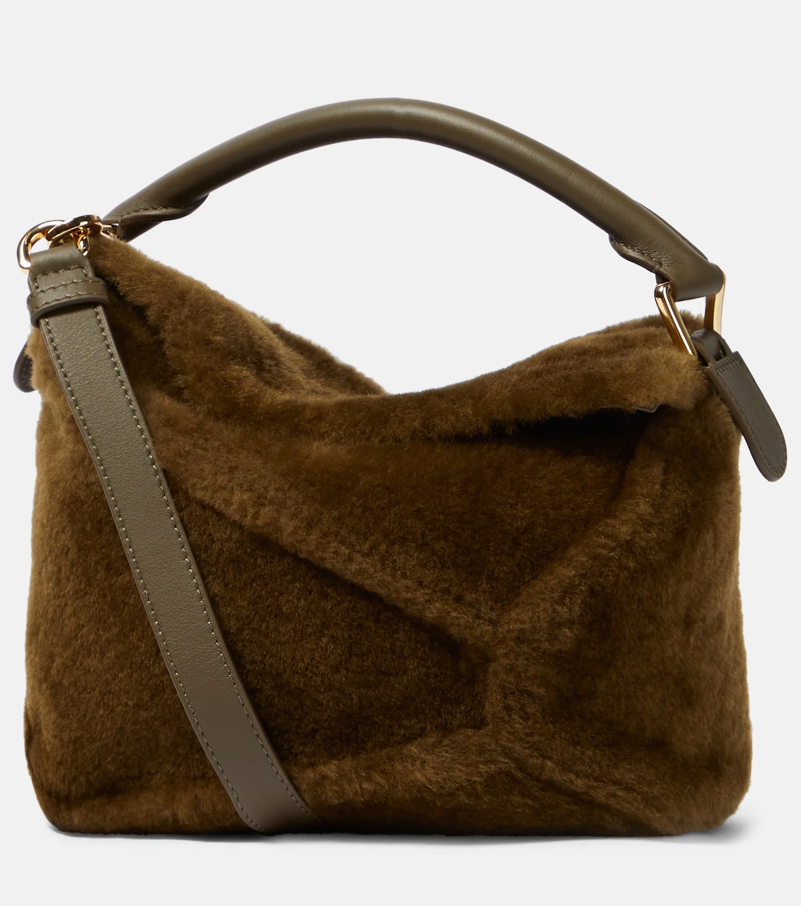 Loewe Puzzle Edge Shearling Bag