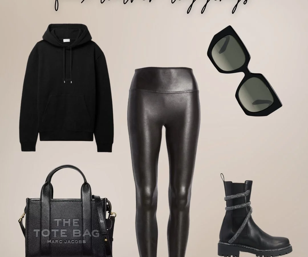 How to Wear Faux Leather Leggings