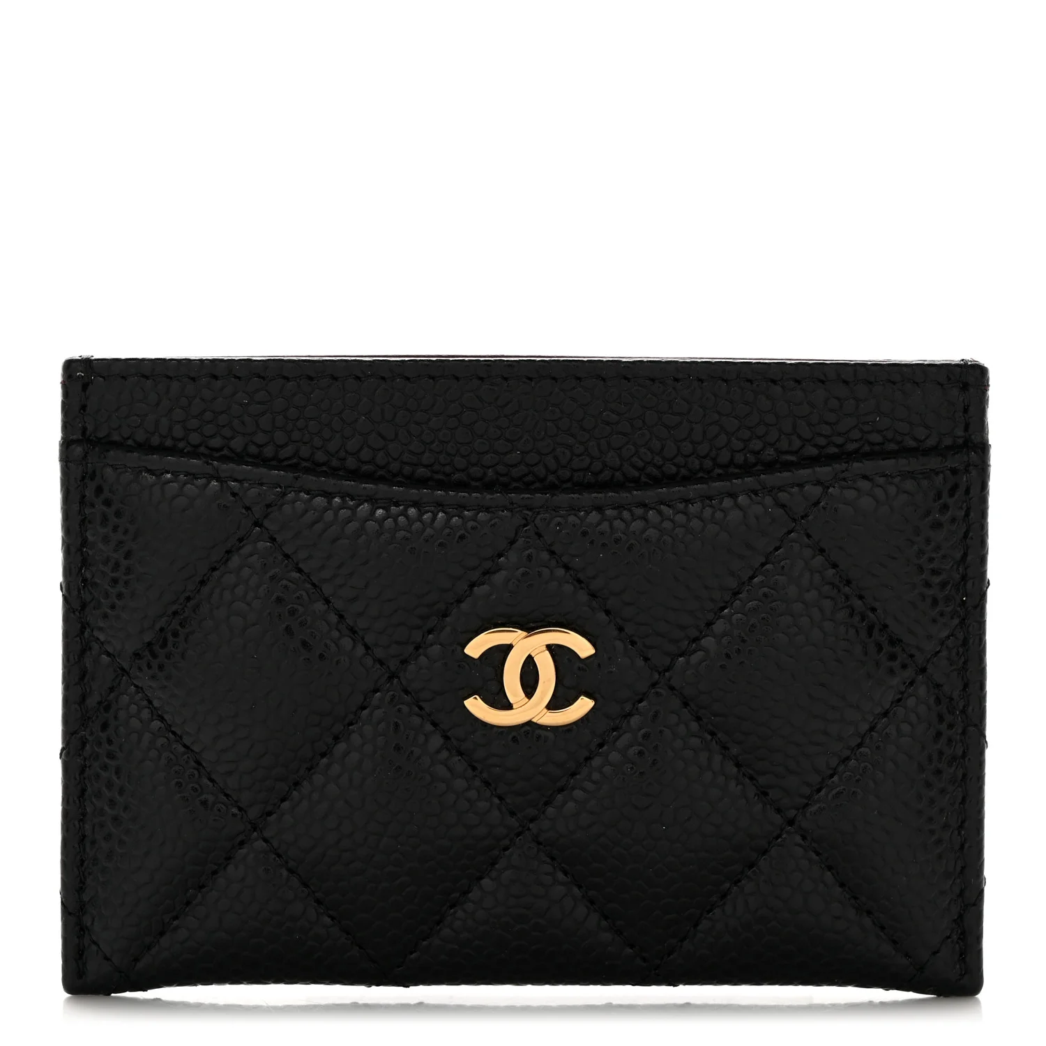 Chanel Classic Card Holder Caviar Leather