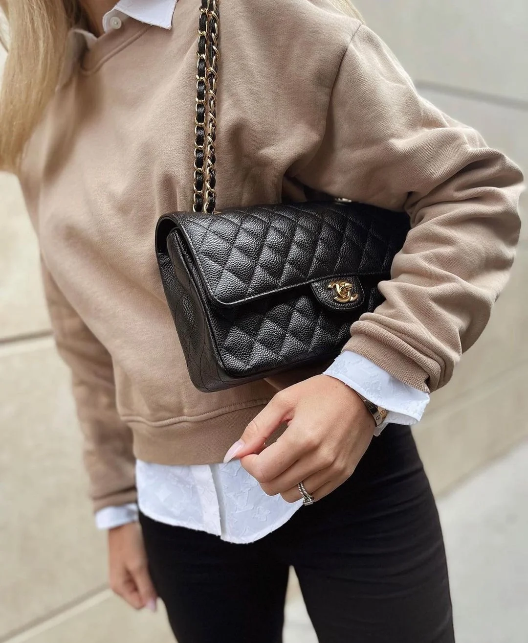 Chanel Classic Flap Styled
