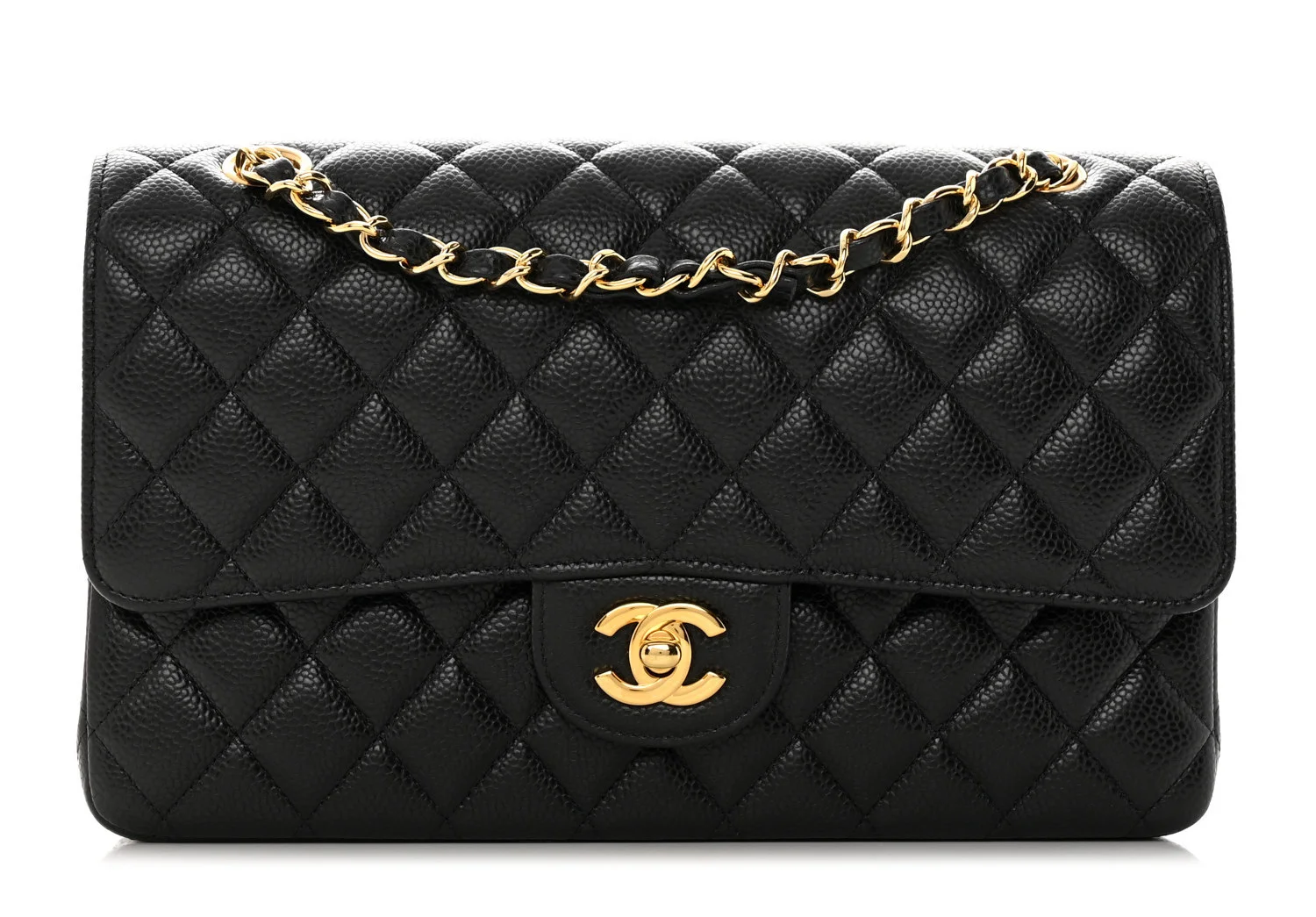 Chanel Medium Classic Flap Black Caviar Leather
